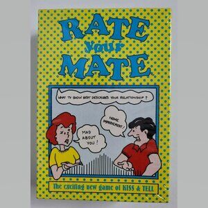 Vintage Rate Your Mate The Exciting Quiz Game of Kiss & Tell 1994 Marriage NEW